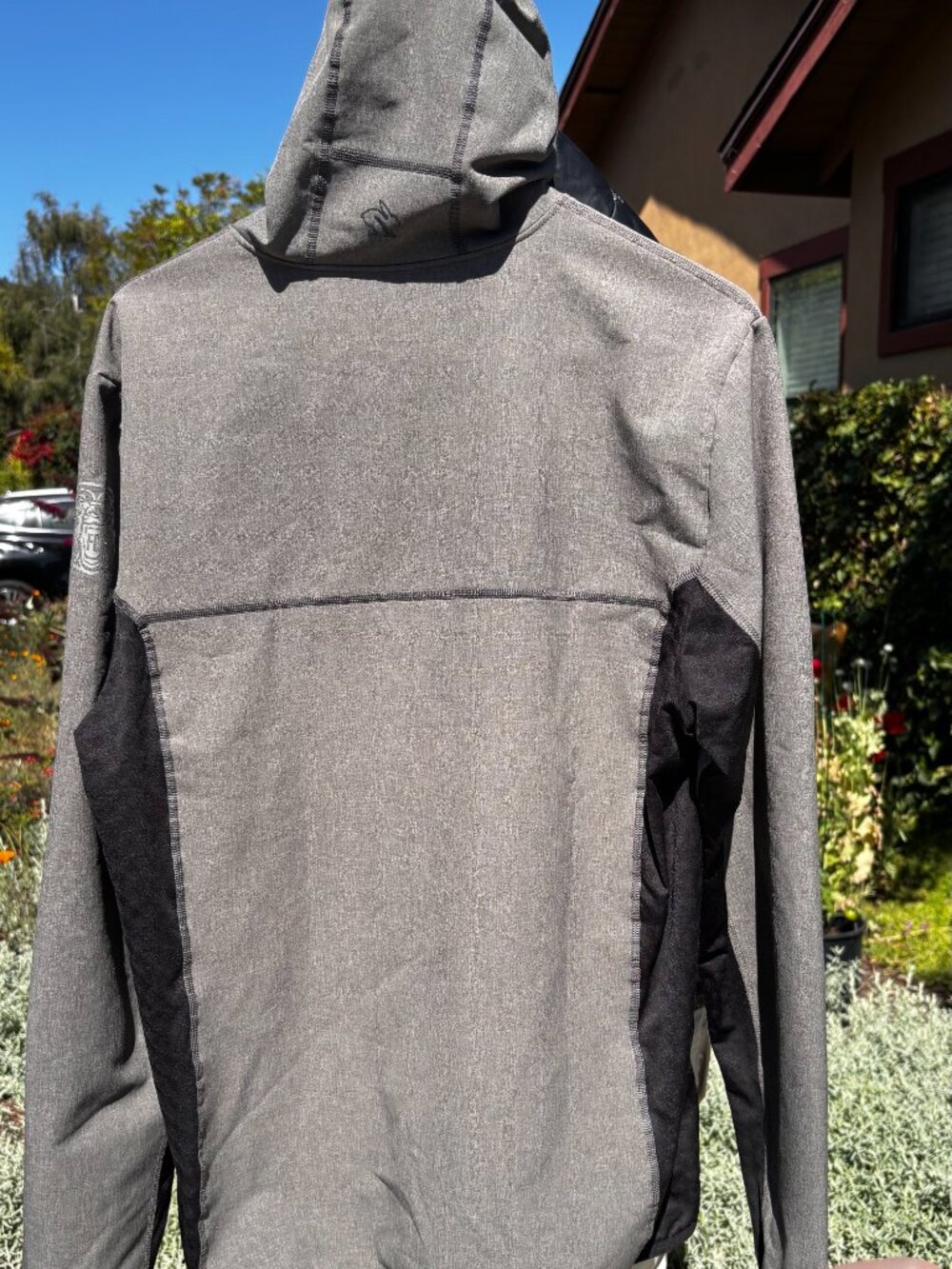 Rabbit EZ Full Zip fleece lined Hoodie - Size - Large - Grey with black trim - Picture 2 of 10